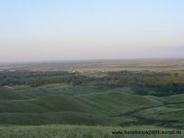 Панорама с холма Акжар